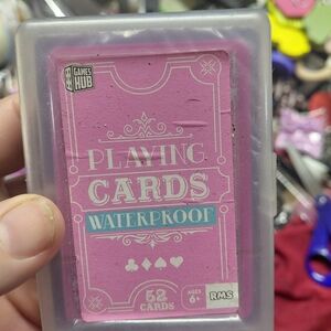 Waterproof Playing Cards - Pink